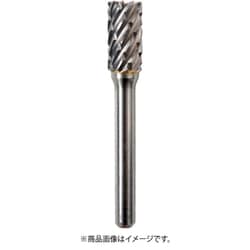 TCBSTL1702-1 [NRS 超硬バー 円筒刃付d-steelカット 刃径12×刃長25×軸径6×軸長45 ロー付]