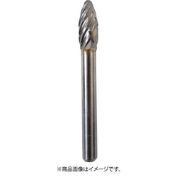 TCBSTL5550 [NRS 超硬バー 楕円d-steelカット 刃径8×刃長19×軸径6×軸長46 ロー付]