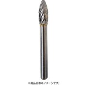TCBSTL5550 [NRS 超硬バー 楕円d-steelカット 刃径8×刃長19×軸径6×軸長46 ロー付]