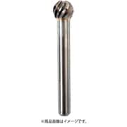TCBSTL7500 [NRS 超硬バー 球d-steelカット 刃径8×刃長7.2×軸径6×軸長44.8 ロー付]