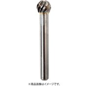 TCBSTL7600 [NRS 超硬バー 球d-steelカット 刃径10×刃長9×軸径6×軸長44 ロー付]