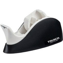 TRUSCO 吸盤付テープカッターコア両用 25mm＆76mm TEXS-61325BK