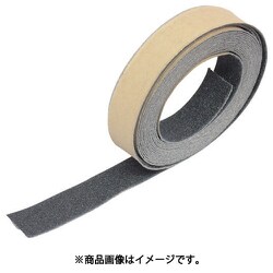 TRUSCO ノンスリップテープ 屋外用 25mmX10m 20巻お纏め品 黒 TNS2510-20 BK