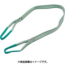 TPSH25-40 [TRUSCO ポリエステルスリング JIS4等級 両端アイ形 25mmX4.0m]