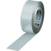 TRUSCO スーパーアルミ箔粘着テープ ツヤなし 幅25mmX長さ50m TRAT25-2