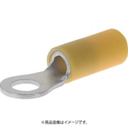 T-RAV5.5-6-Y [TRUSCO 絶縁被覆付圧着端子 ストレート形 丸形（100個入）]