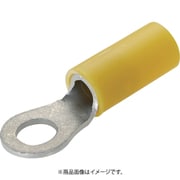 T-RAV5.5-S5-Y [TRUSCO 絶縁被覆付圧着端子 ストレート形 丸形（100個入）]