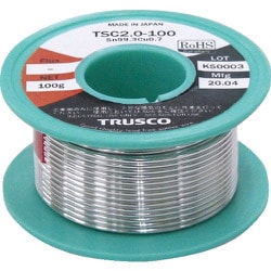 TSC2.0-100 [TRUSCO 配管・配線用鉛フリーはんだΦ2.0-100G]