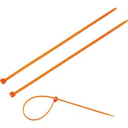 TSCTH240-OR [TRUSCO セキュリティータイ長さ238mm 表示可能タイプ オレンジ 100本入]