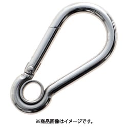 TSF-4AW [TRUSCO ステンレススナップフック AW型（リング付） 線径Φ4×開口7mm]