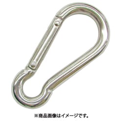 TRUSCO ステンレススナップフック BE型 線径Φ5×開口7mm TSF-5BE