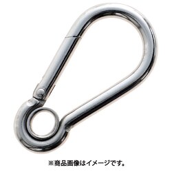 TSF-6AW [TRUSCO ステンレススナップフック AW型（リング付） 線径Φ6×開口9mm]