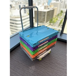 【6個セット】 トラスコ 薄型折りたたみ コンテナ 50L ロックフタ付 楽天市場】TRUSCO 薄型折りたたみコンテナ 50Lロックフタ付 TR
