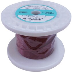 ニッサチェイン 赤色 コーティングワイヤーロープ 2.0mm×100m TSY20V-RD