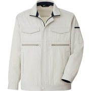 VE581-UE-L [ミドリ安全 男女共用 ハーネス対応 ジャンパー VE581 上 シルバーグレー L]