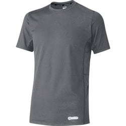 VEC11-UE-M [ミドリ安全 ベルデクセル 男女共用 半袖クールコアTシャツ VEC11上 グレー M]