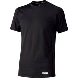 VEC19-UE-M [ミドリ安全 ベルデクセル 男女共用 半袖クールコアTシャツ VEC19上 ブラック M]