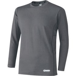 VEC211-UE-L [ミドリ安全 ベルデクセル 男女共用 長袖クールコアTシャツ VEC211上 グレー L]
