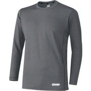 VEC211-UE-L [ミドリ安全 ベルデクセル 男女共用 長袖クールコアTシャツ VEC211上 グレー L]