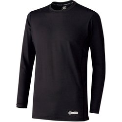VEC219-UE-L [ミドリ安全 ベルデクセル 男女共用 長袖クールコアTシャツ VEC219上 ブラック L]