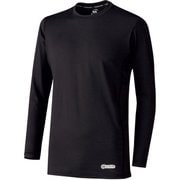 VEC219-UE-L [ミドリ安全 ベルデクセル 男女共用 長袖クールコアTシャツ VEC219上 ブラック L]