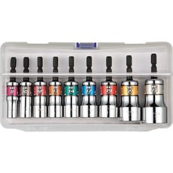 WSA209PS [ベッセル 剛鍛首振ショートソケットセット9本組 No.WSA209PS（アソート 9本）]