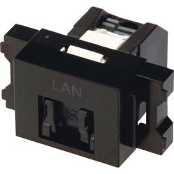 VOL-5OCBZL-BKL [コーニング Cat5e RJ45モジュラージャック+JISプレート用アダプタセット]