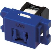 VOL-5OCBZL-BLL [コーニング Cat5e RJ45モジュラージャック+JISプレート用アダプタセット]