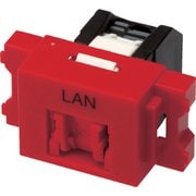 VOL-5OCBZL-RDL [コーニング Cat5e RJ45モジュラージャック+JISプレート用アダプタセット]