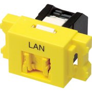 VOL-5OCBZL-YEL [コーニング Cat5e RJ45モジュラージャック+JISプレート用アダプタセット]