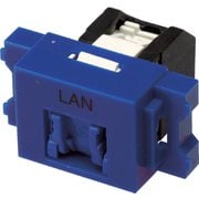 VOL-6OCBZL-BLL [コーニング Cat6 RJ45モジュラージャック+JISプレート用アダプタセット]