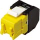 VOL-OCK5E-U-Y [コーニング RJ45モジュラージャック ツールレスタイプ Cat5e 黄]