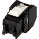 VOL-OCK6-U-BK [コーニング Cat6 RJ45モジュラージャック ツールレスタイプ 黒]