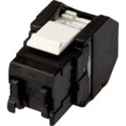 VOL-OCK6-U-BK [コーニング Cat6 RJ45モジュラージャック ツールレスタイプ 黒]