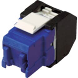 VOL-OCK6-U-BL [コーニング Cat6 RJ45モジュラージャック ツールレスタイプ 青]