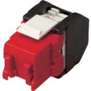 VOL-OCK6-U-R [コーニング Cat6 RJ45モジュラージャック ツールレスタイプ 赤]