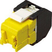 VOL-OCK6-U-Y [コーニング Cat6 RJ45モジュラージャック ツールレスタイプ 黄]
