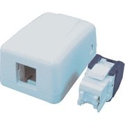 VOL-SMB-1TK5 [コーニング Cat5e RJ45モジュラージャック露出型アウトレットセット 1ポート]