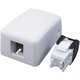 VOL-SMB-1TK6 [コーニング Cat6 RJ45モジュラージャック露出型アウトレットセット 1ポート]