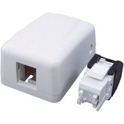 VOL-SMB-1TK6 [コーニング Cat6 RJ45モジュラージャック露出型アウトレットセット 1ポート]
