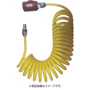 ヤマト スパイラルエアホース(ボタン式カップリング付) YCU-5BT