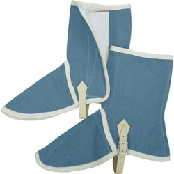 YS-PAB [吉野 ハイブリッド（耐熱・耐切創）保護具 足カバー ネイビーブルー]