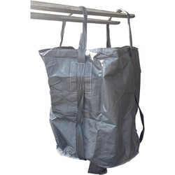 W-63 [ユタカメイク 耐候性フレコンバッグ 排出口有り 1100Φ×1050H]