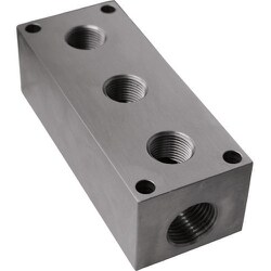 ヒルトライン マニホールドブロック 38PT VB-3-38-PT