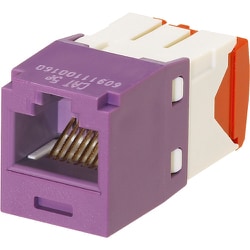CJ5E88TGVL [パンドウイット カテゴリ5E RJ45モジュラージャック UTP TGタイプ 紫 CJ5E88TGVL]