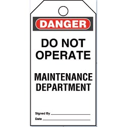 パンドウイット セーフティタグ DO NOT OPERATE PVT-44 PVT-44