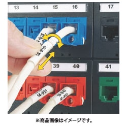 R100X125V1C [パンドウイット 熱転写ハンディプリンタ用回転ラベル 白 印字部25.4mmx9.7mm ラベル数100枚 R100X125V1C]