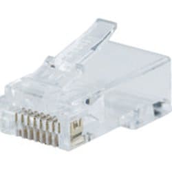 VDV826728A [KLEIN Pass-Thruモジュラープラグ RJ45 CAT5E（10個入り）]