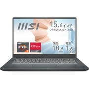 Ryzen 5000 シリーズ搭載 薄型・軽量ビジネスノートPC 15.6インチ フルHD/AMD Ryzen 7 5700U/AMD Radeon Graphics/メモリ 16GB/SSD 512GB MODERN-15-A5M-570JP