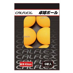 卓球ボール CTB-006OR オレンジ 6球入 [卓球 ボール]